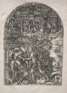 De Apocalyps: De engel toont St. Jan het Nieuwe Jeruzalem, 1546-1556