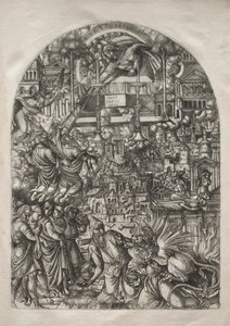 De Apocalyps: De meting van de tempel door Jean Duvet