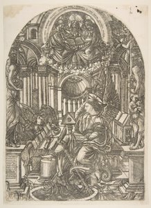 De openbaring van Sint Jan de Evangelist, uit de Apocalyps door Jean Duvet