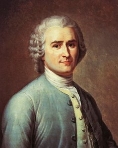 Portret van Jean-Jacques Rousseau