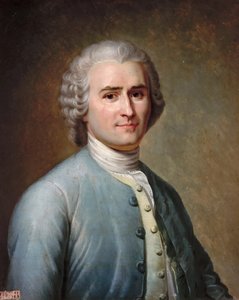 Portret van Jean-Jacques Rousseau
