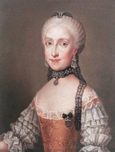 Infanta Maria Ludovica, dochter van Karel III van Spanje en vrouw van Leopold II (1747-92) Heilige Roomse Keizer en groothertog van Toscane door Jean Étienne Liotard