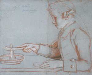 Jean Etienne Liotard, de zoon van de kunstenaar aan het ontbijt, c.1770 door Jean Étienne Liotard