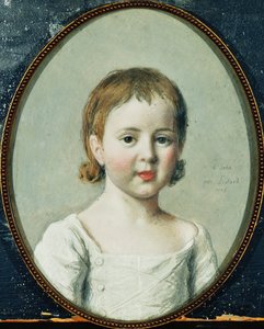 Portret van Matthew Robinson Boulton, buste lengte op 3-jarige leeftijd