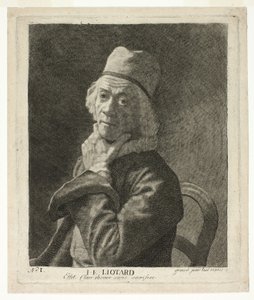 Het kleine zelfportret door Jean Étienne Liotard