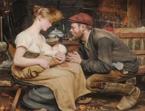 Oudergeluk. 1903 door Jean Eugene Buland