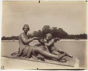 Versailles, Park hoek door Jean Eugène Auguste Atget