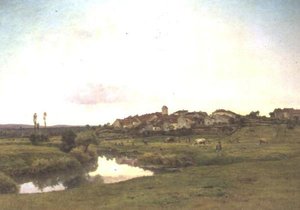 De Saone bij Lironcourt, Vogezen door Jean F. Monchablon