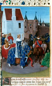 Intocht van Jan II in Parijs, 14e eeuw, 1455-1460