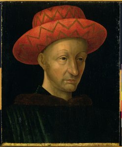 Portret van Karel VII (1403-61)