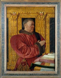 Portret van Guillaume Jouvenel des Ursins, Baron de Trainel, Kanselier van Frankrijk door Jean Fouquet
