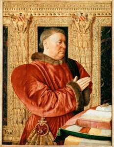 Portret van de Franse minister van Justitie Guillaume Jouvenel des Ursins door Jean Fouquet