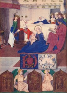 De geboorte van Sint Johannes de Doper, ca. 1455, 1939 door Jean Fouquet