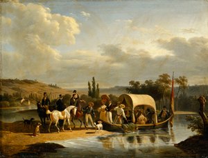 Het Vertrek, 1836 door Jean Francois Demay