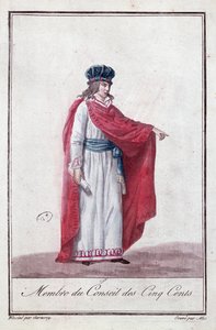 Lid van de Raad van de Vijfhonderd tijdens de Directoire periode, 1795-99