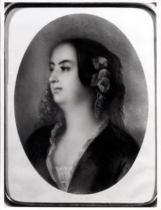 Madame Hanska (1801-82) gegraveerd door Emile Lassalle (1813-71)
