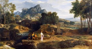 Landschap met figuren
