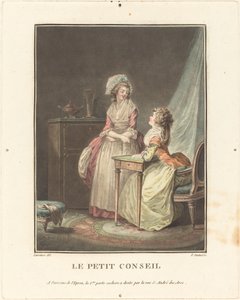 Le petit conseil door Jean Francois Janinet