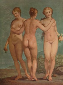 Les Trois Graces, ca. 1785, 1913 door Jean Francois Janinet