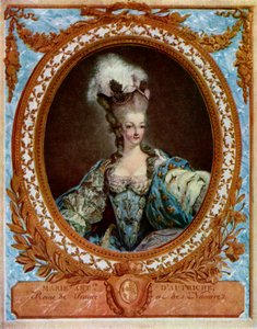 Marie Antoinette, koningin-gemalin van koning Lodewijk XVI van Frankrijk