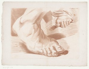Twee voeten door Jean Francois Janinet