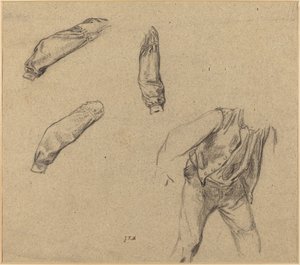 Kostuumstudies door Jean Francois Millet