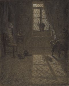 Le chat of De kat bij het raam, 1857-58