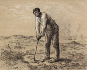 Man met een Schoffel, ca. 1860-62