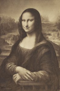 Millets tekening van de Mona Lisa, 1854-55