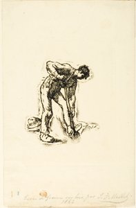 Boer aan het Graven door Jean Francois Millet