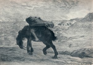 Phoebus et Boree, 19e eeuw door Jean Francois Millet