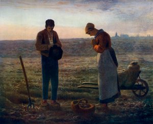 De Angelus, 1857-1859, 1912 door Jean Francois Millet