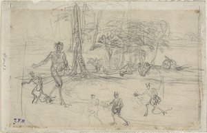 De Duivel die Zaait door Jean Francois Millet
