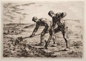 De Gravers door Jean Francois Millet