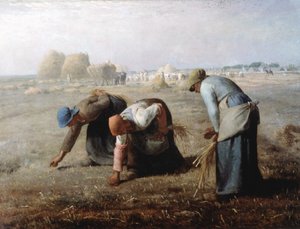 De Arenleesters, 1857 door Jean Francois Millet