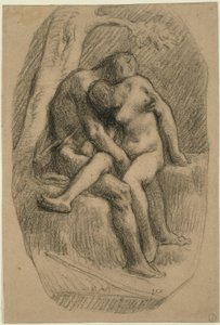 De Geliefden door Jean Francois Millet