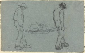 De Pasgeborene door Jean Francois Millet