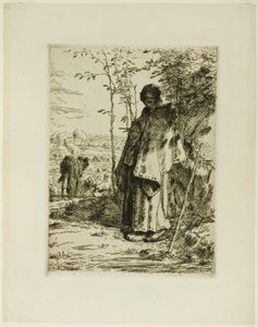 De Herderin die Breidt