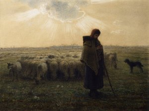 De herderin en haar kudde, 1862-67