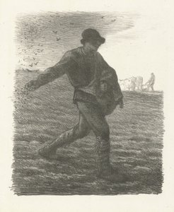 De zaaier, 1851 door Jean Francois Millet