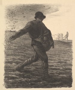 De zaaier, 1851 door Jean Francois Millet