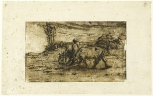 De twee koeien door Jean Francois Millet
