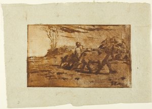De twee koeien door Jean Francois Millet