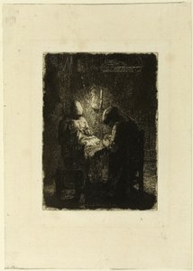 De wake door Jean Francois Millet
