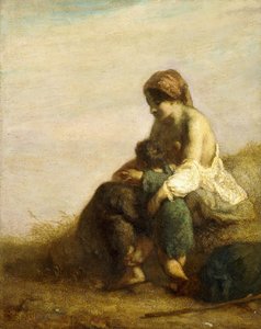 De Zwervers door Jean Francois Millet