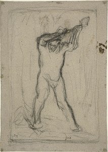 De houthakker door Jean Francois Millet