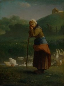 Het ganzenmeisje van Gruchy, 1854-6
