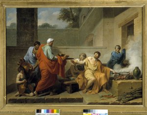 Oud Rome: Manius Curius Dentatus weigert de geschenken van de Samnieten