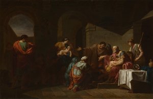 Belisarius ontvangt gastvrijheid van een boer, 1779