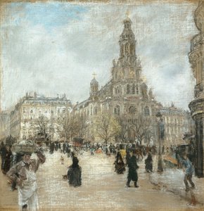 Place de la Trinité, Parijs, ca. 1886
